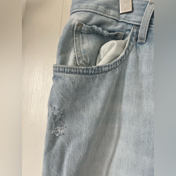 7 For All Mankind Men Light Wash Easy Straight Jeans - Picture 6 of 16